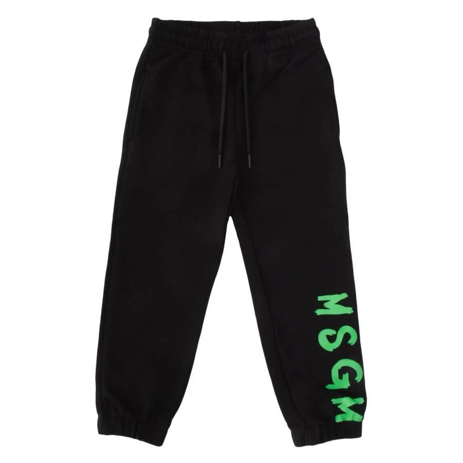MSGM Kids Logo Print Drawstring Sweatpants 1