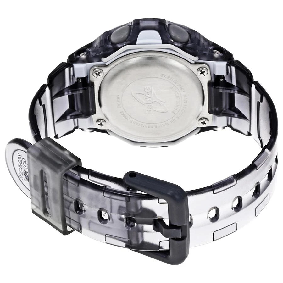 Casio Grey Transparent Resin Ladies Watch BG169R-8B 3