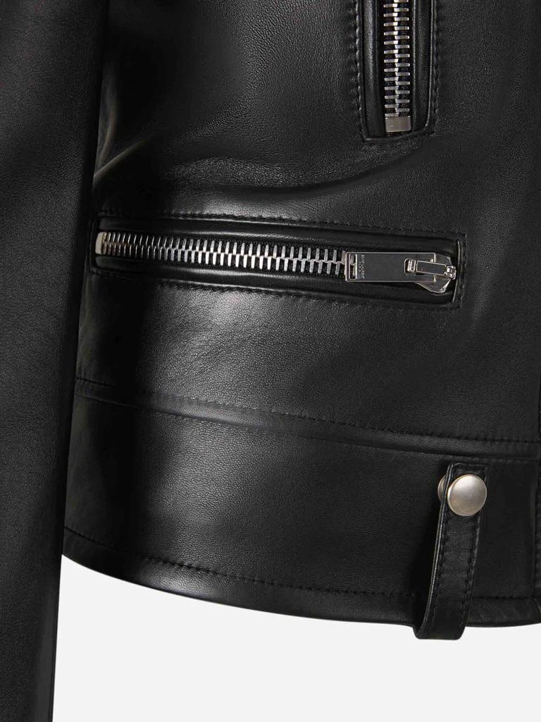 Yves Saint Laurent Saint Laurent Leather Biker Jacket 4