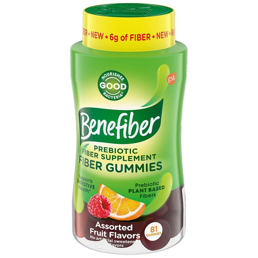 Benefiber Prebiotic Fiber Gummies Assorted Fruit 5