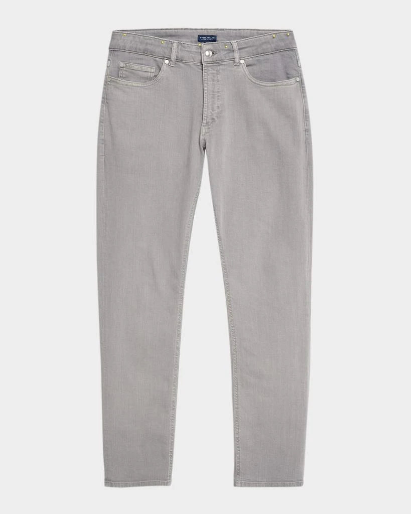 Peter Millar Men's Fairfield Garment-Dyed Denim Pants
