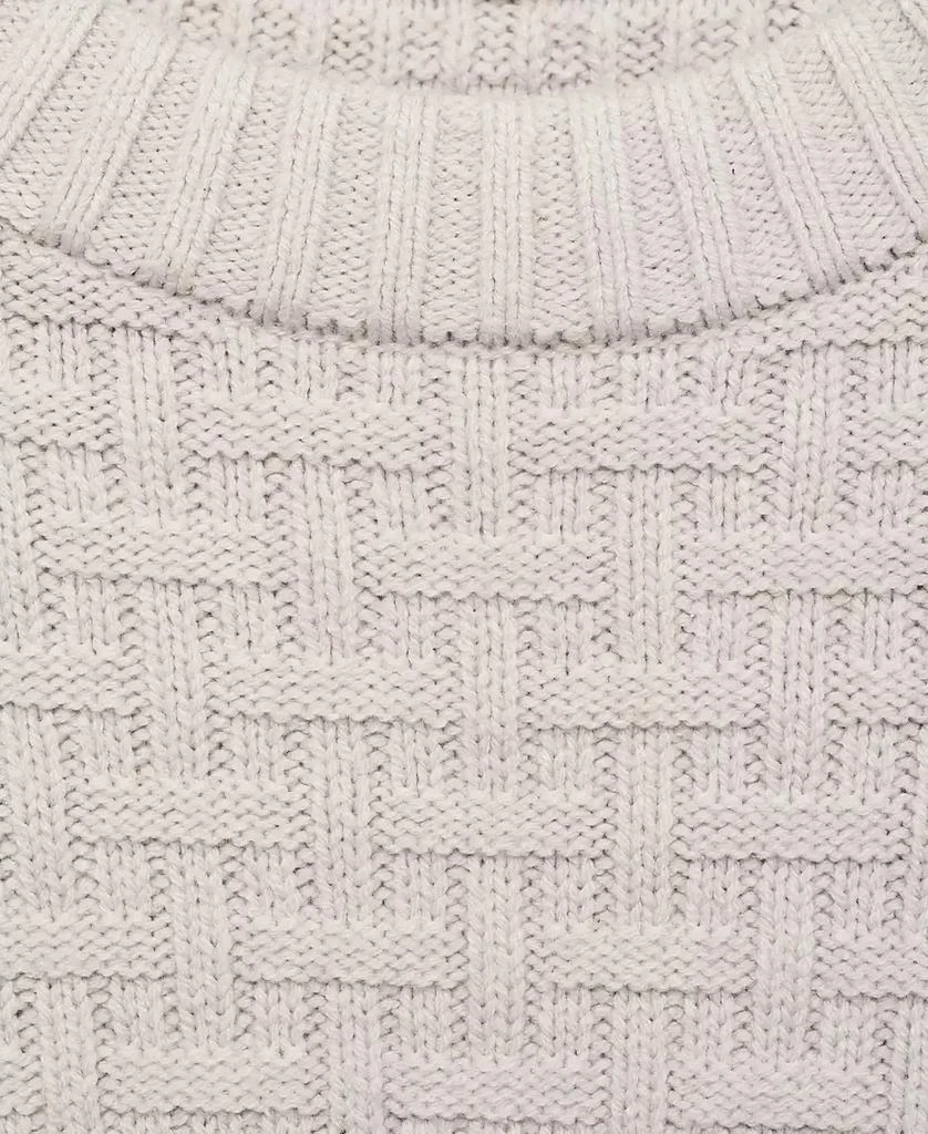 Mango Men's Crossed-Knit Sweater 11