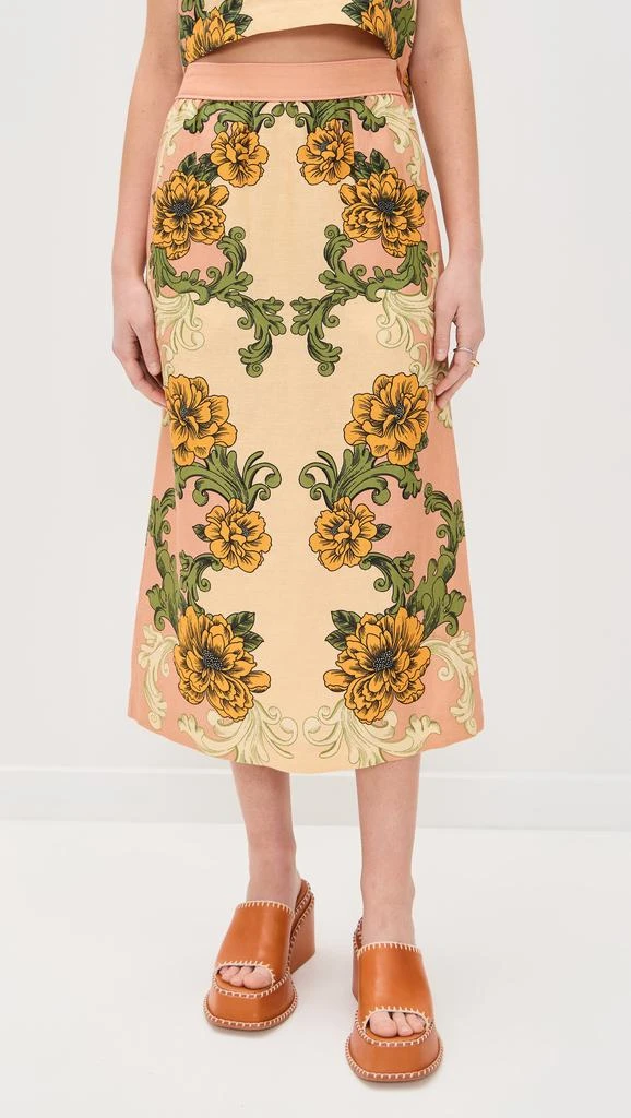 Delicate Flower Arabesques Pink Midi Skirt On Sale Now with Up to 70% Off | Discover Exclusive Deals & Savings at BeyondStyle Authentic Farm Rio clothing|farm rio clothing|WOMENS|womens|skirts|farm rio skirts Delicate Flower Arabesques Pink Midi Skirt On Sale Now with Up to 70% Off | Discover Exclusive Deals & Savings at BeyondStyle Authentic Farm Rio clothing|farm rio clothing|WOMENS|womens|skirts|farm rio skirts