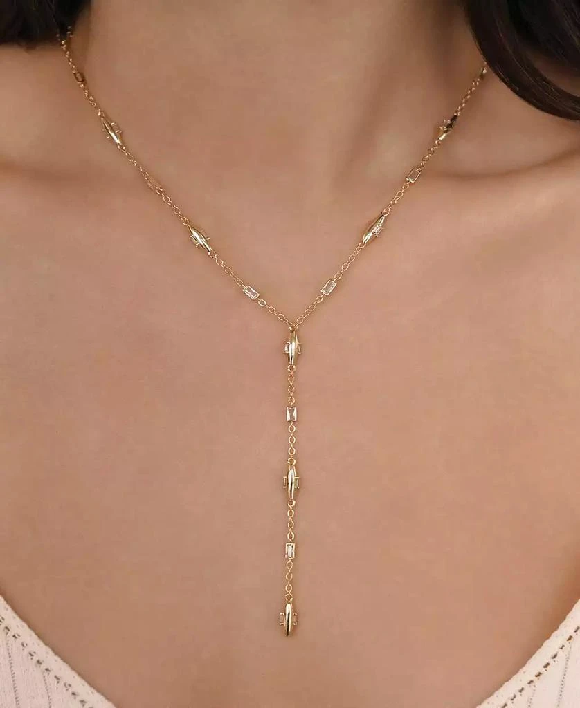 Ettika Jewelry Oval Dome Lariat Necklace 3