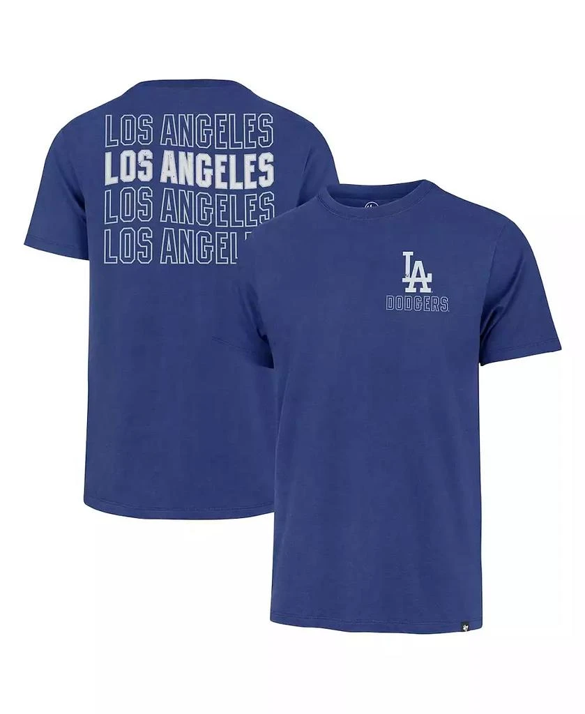 '47 Brand Men's Royal Los Angeles Dodgers Hang Back Franklin T-Shirt 1