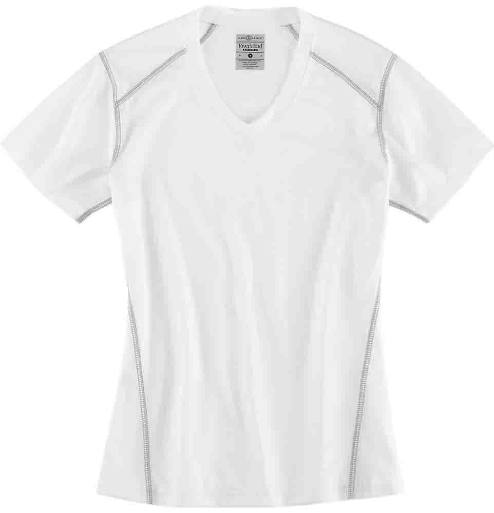 River's End V-Neck Short Sleeve Athletic T-Shirt