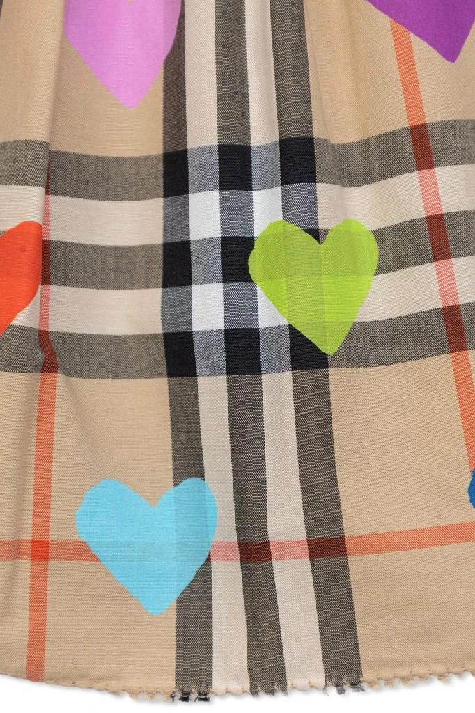 Burberry Burberry Kids Heart Checked Skirt 3