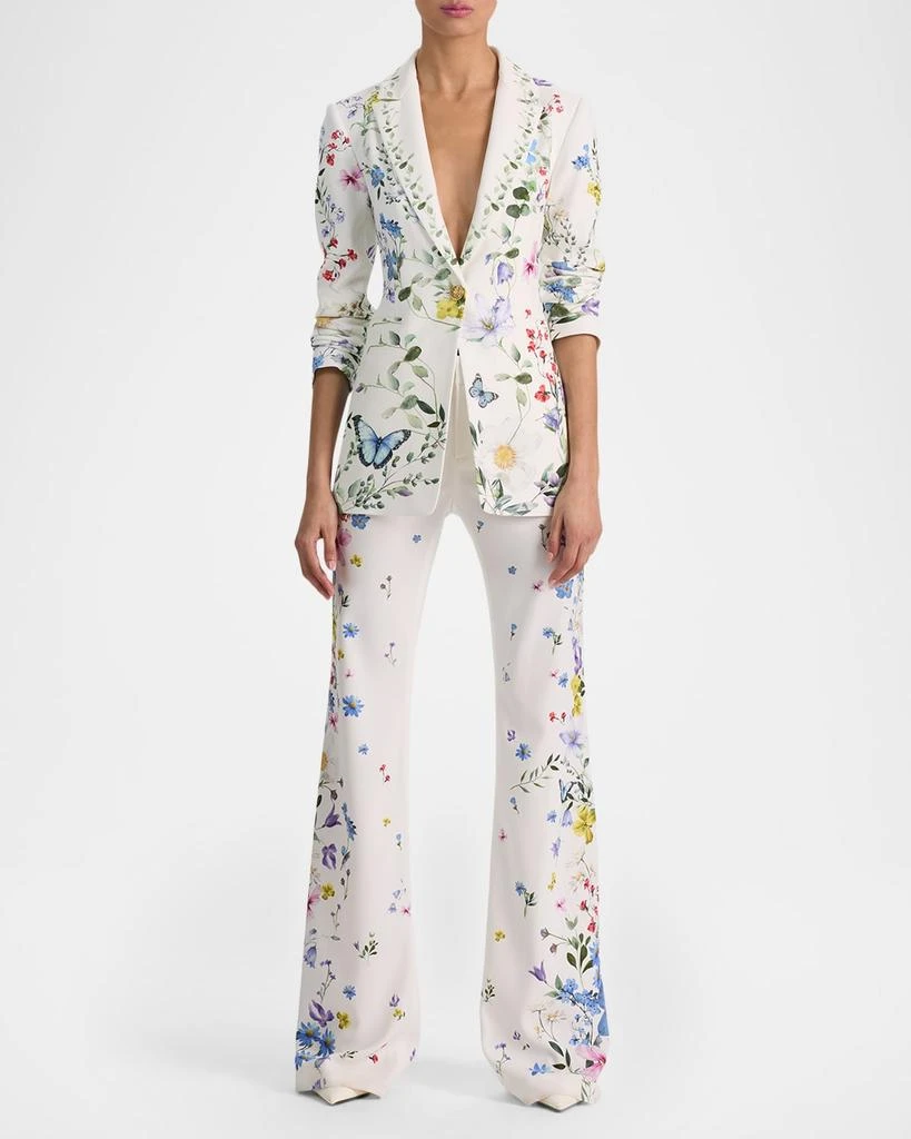 Alice + Olivia Breann Long Fitted Blazer 2