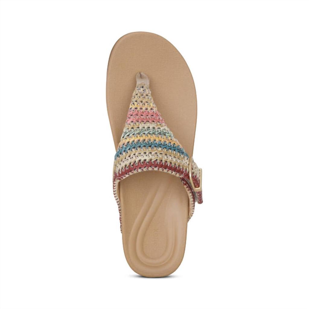 Aetrex Aetrex - Women
s Kate Thong Wedge