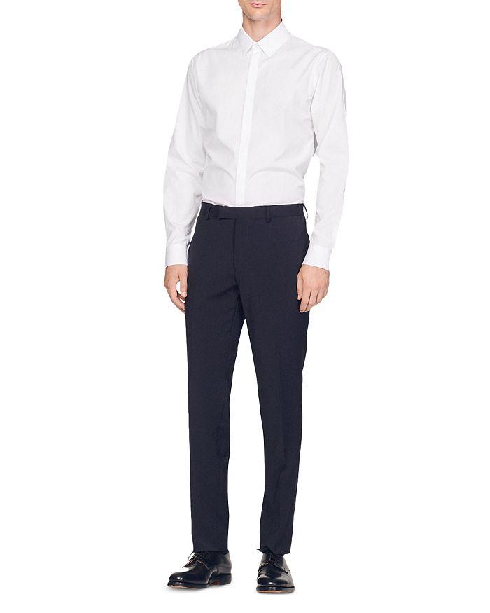 Sandro Tuxedo Wool Suit Pants