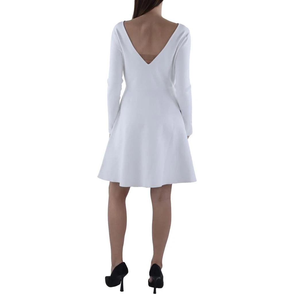 BCBG Womens Mini Stretch Fit & Flare Dress 2