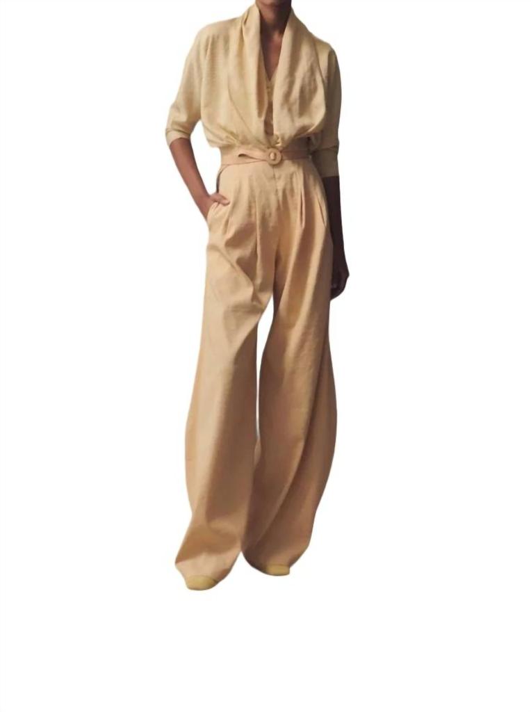 CORTANA Frances Top In Vanilla Stripe