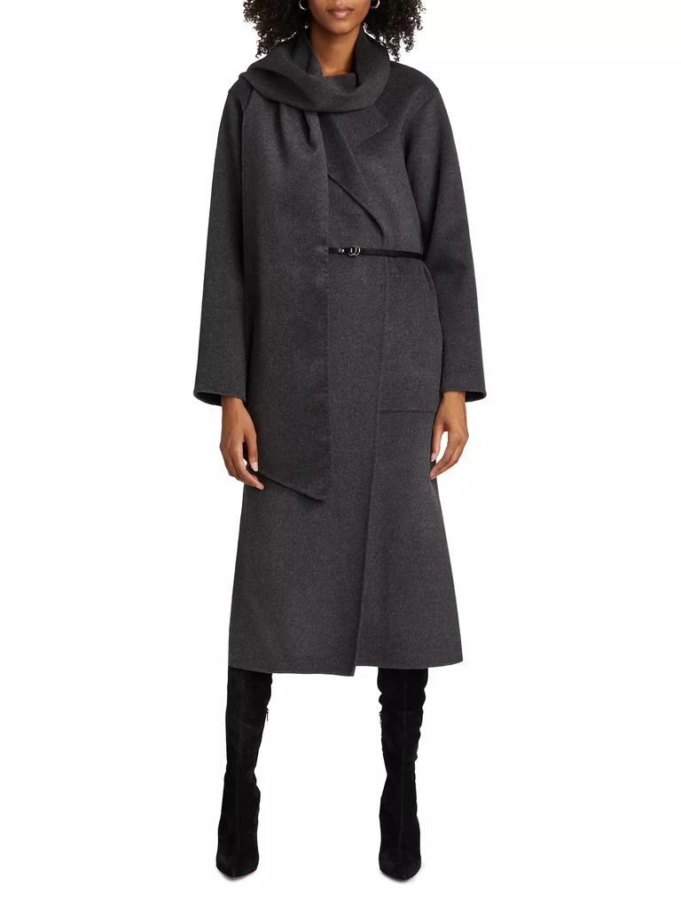 Mercer Collective Victoria Shawl Collar Maxi Wool Coat 3