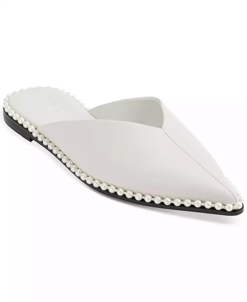 Karl Lagerfeld Paris Women's Vyra Studded Mule Flats