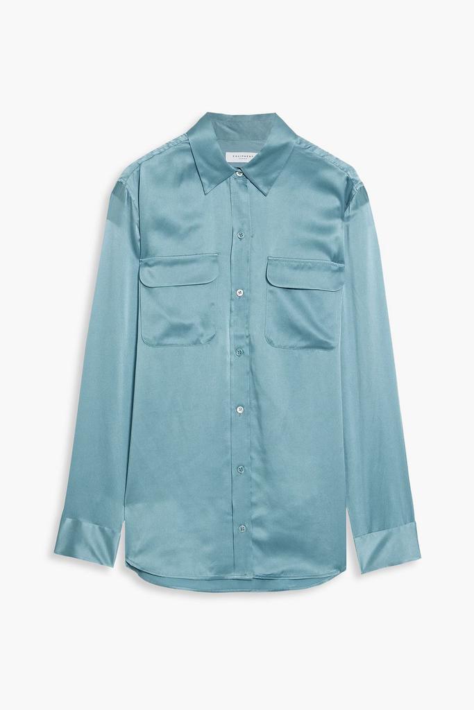 Equipment Silk-satin shirt