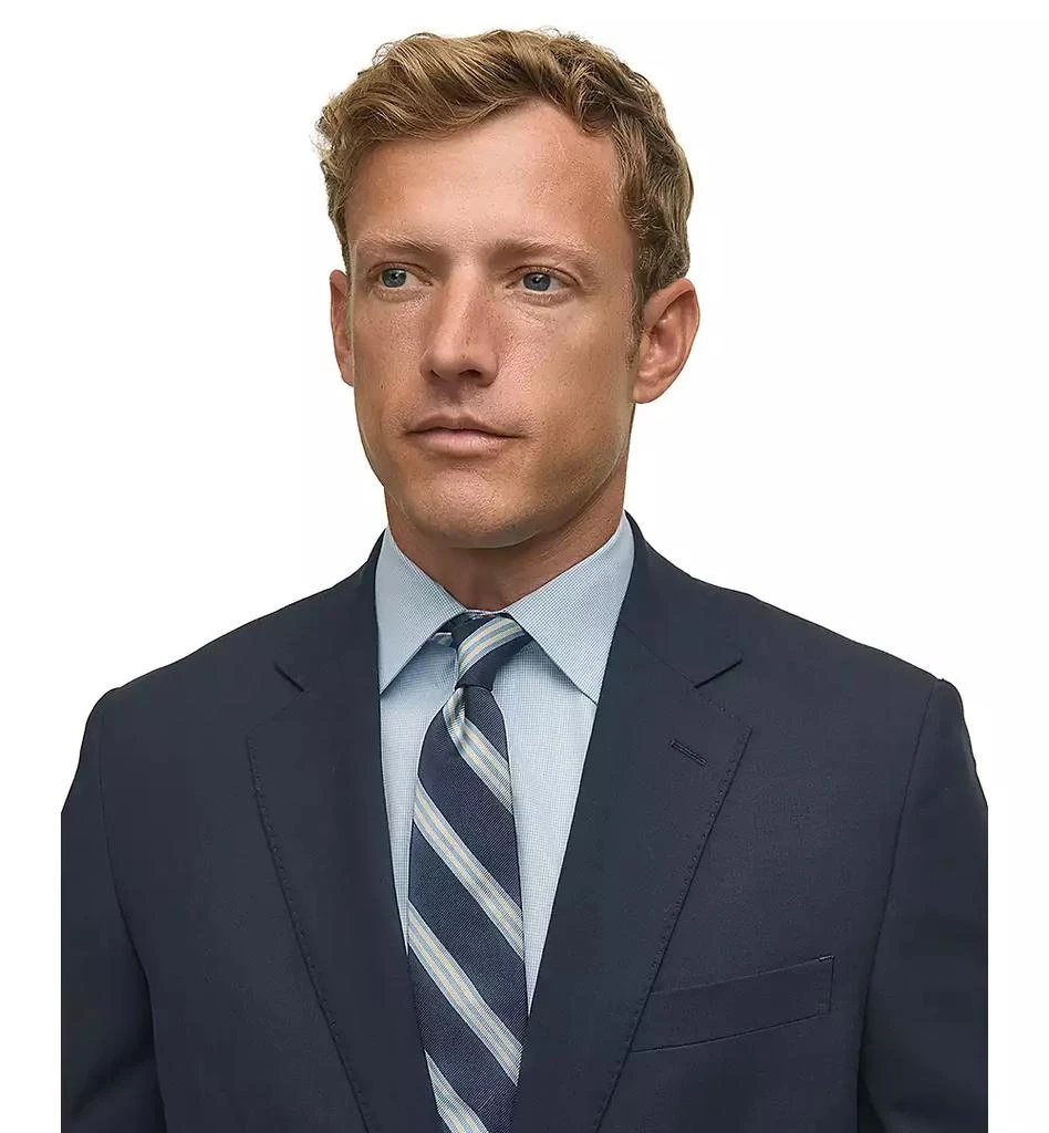 Brooks Brothers Men's Classic-Fit Stretch Wool Blend Suit Separates Jacket 3