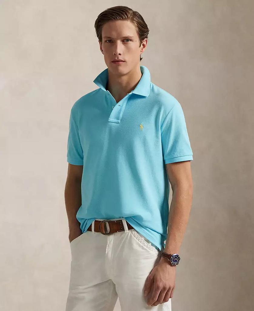 Ralph Lauren Men's Cotton Custom Slim Fit Mesh Polo Shirt