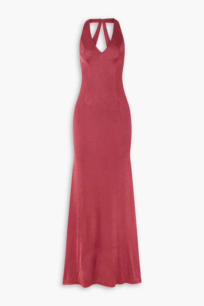 LOUISA BALLOU High Sea open-back stretch-jersey maxi dress