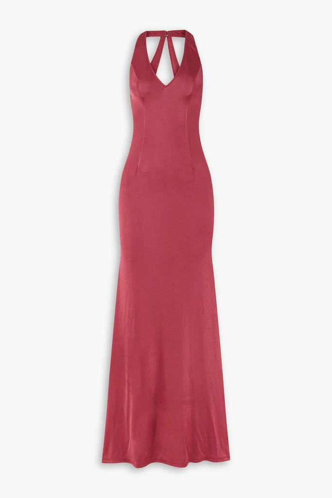 LOUISA BALLOU High Sea open-back stretch-jersey maxi dress 1