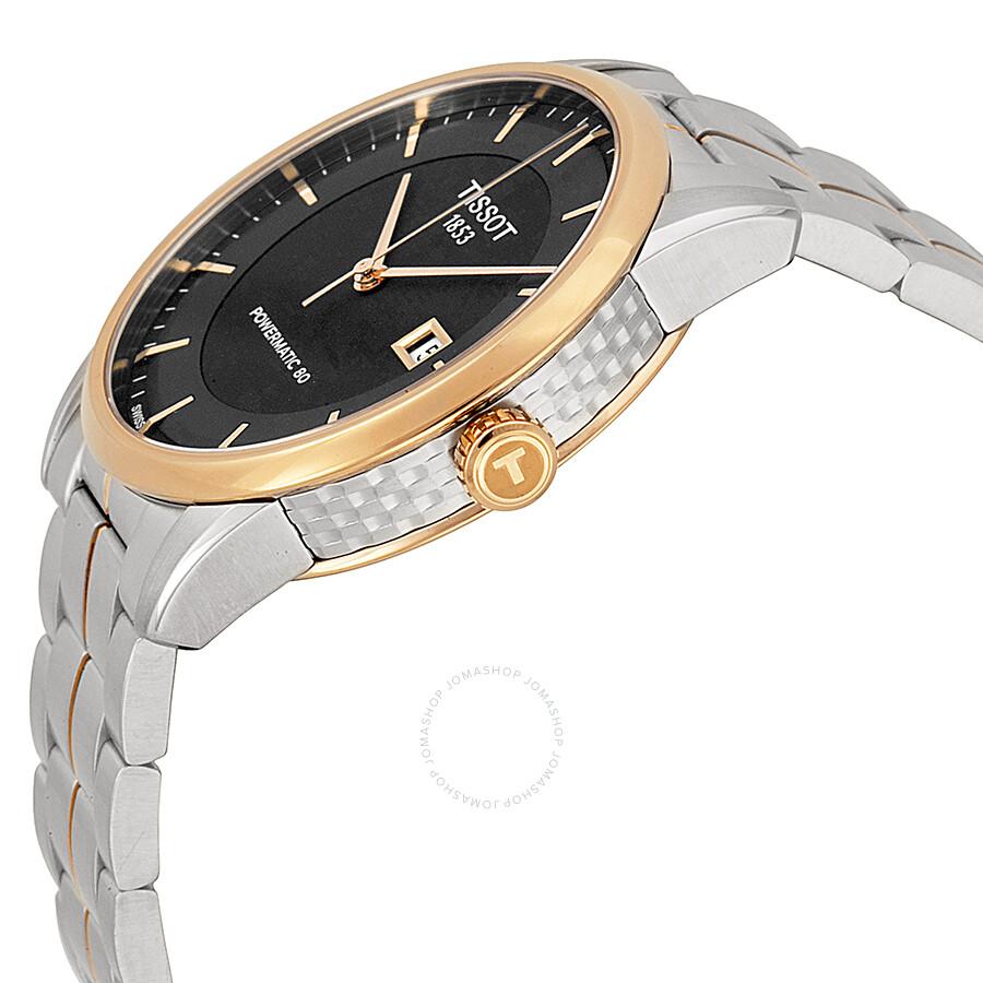 Tissot Powermatic 80 Black Dial Men's Watch T0864072205100