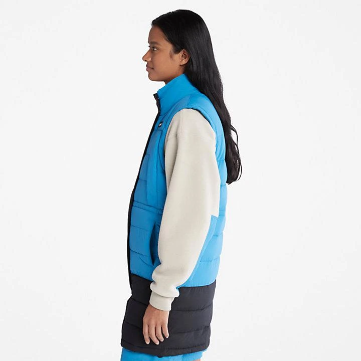 Timberland Long Puffer Gilet for Women in Blue 4