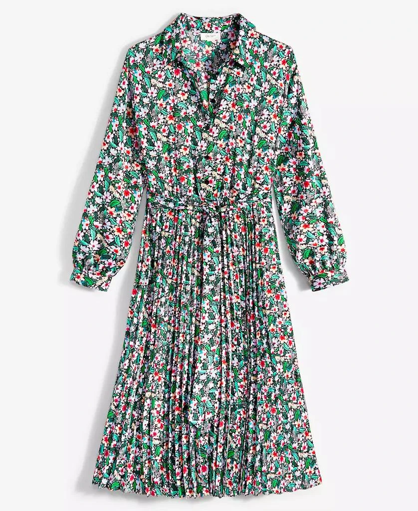 On 34th Women's Long-Sleeve Pleated Shirtdress, Created for Macy's 5