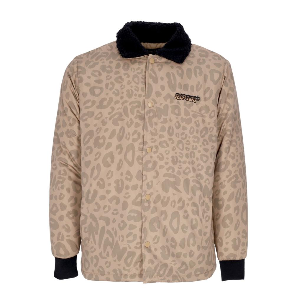 RIPNDIP Men's Spotted Button Down Jacket Tan