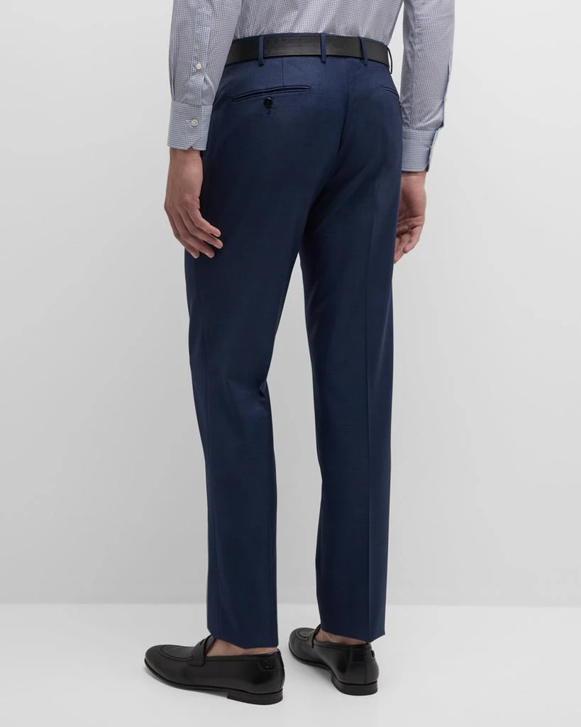 Zanella Men's Parker Classic Flat-Front Trousers 3