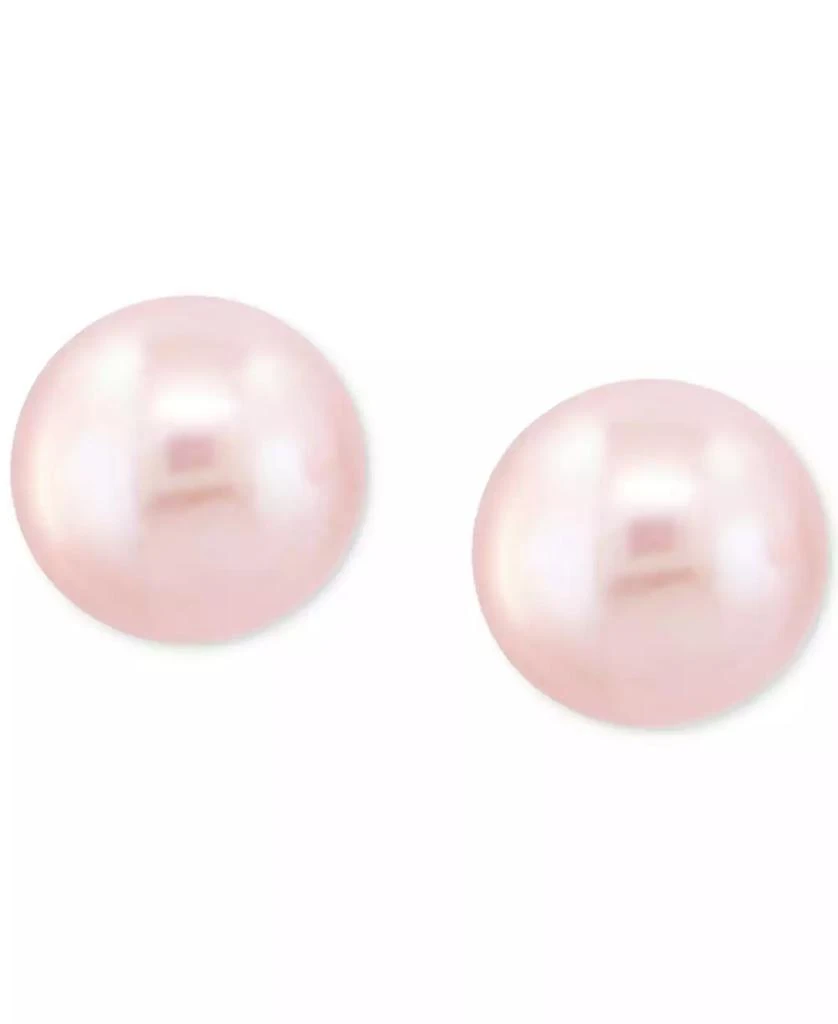 Effy EFFY® 3-Pc. Set Pink, Peach, & White Cultured Freshwater Pearl (9mm) Stud Earrings in Sterling Silver 7