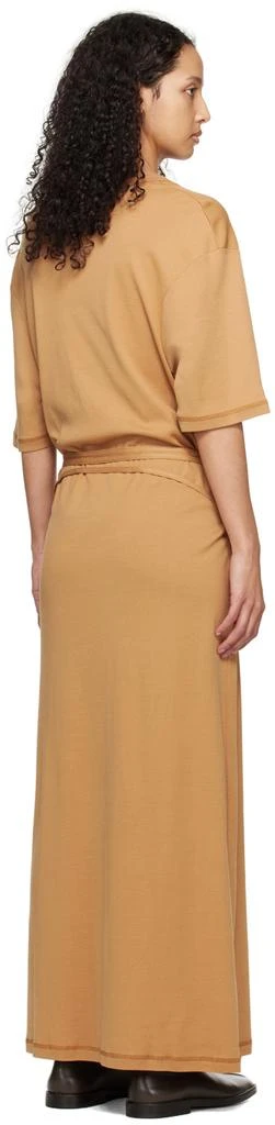 Lemaire Orange Belted Midi Dress 3
