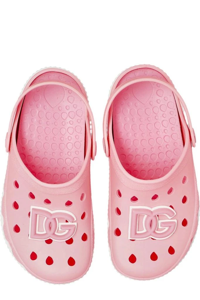 Dolce & Gabbana Dolce & Gabbana Kids DG Logo Slip-On Sandals 4