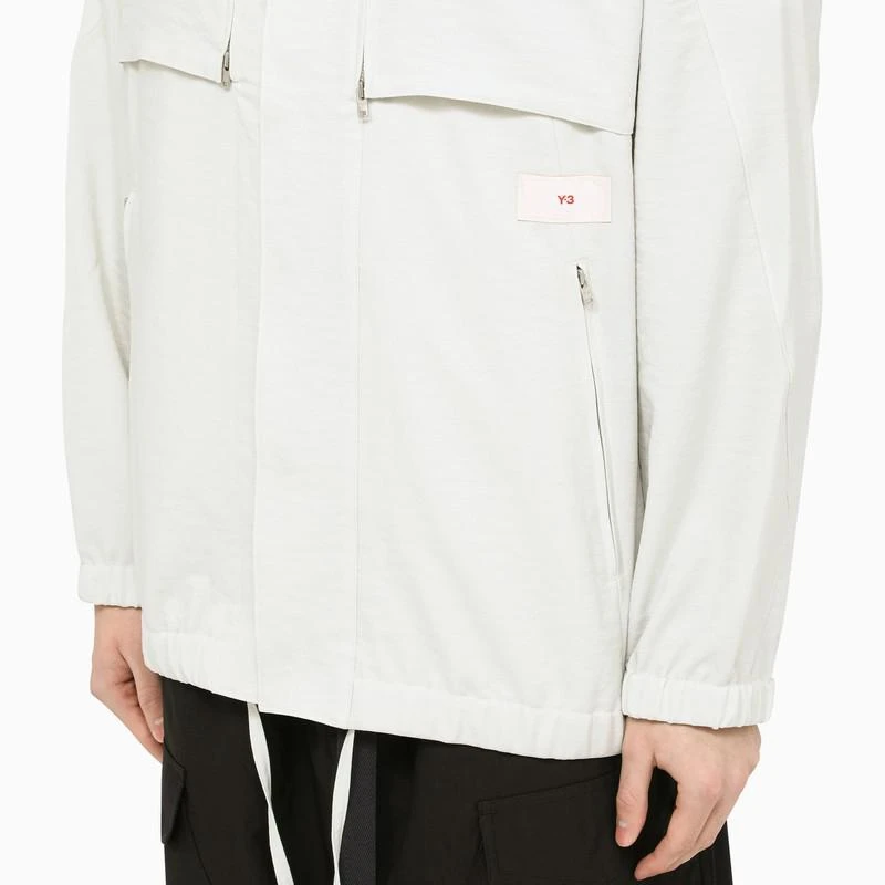 adidas Y-3 Light grey technical jacket 5