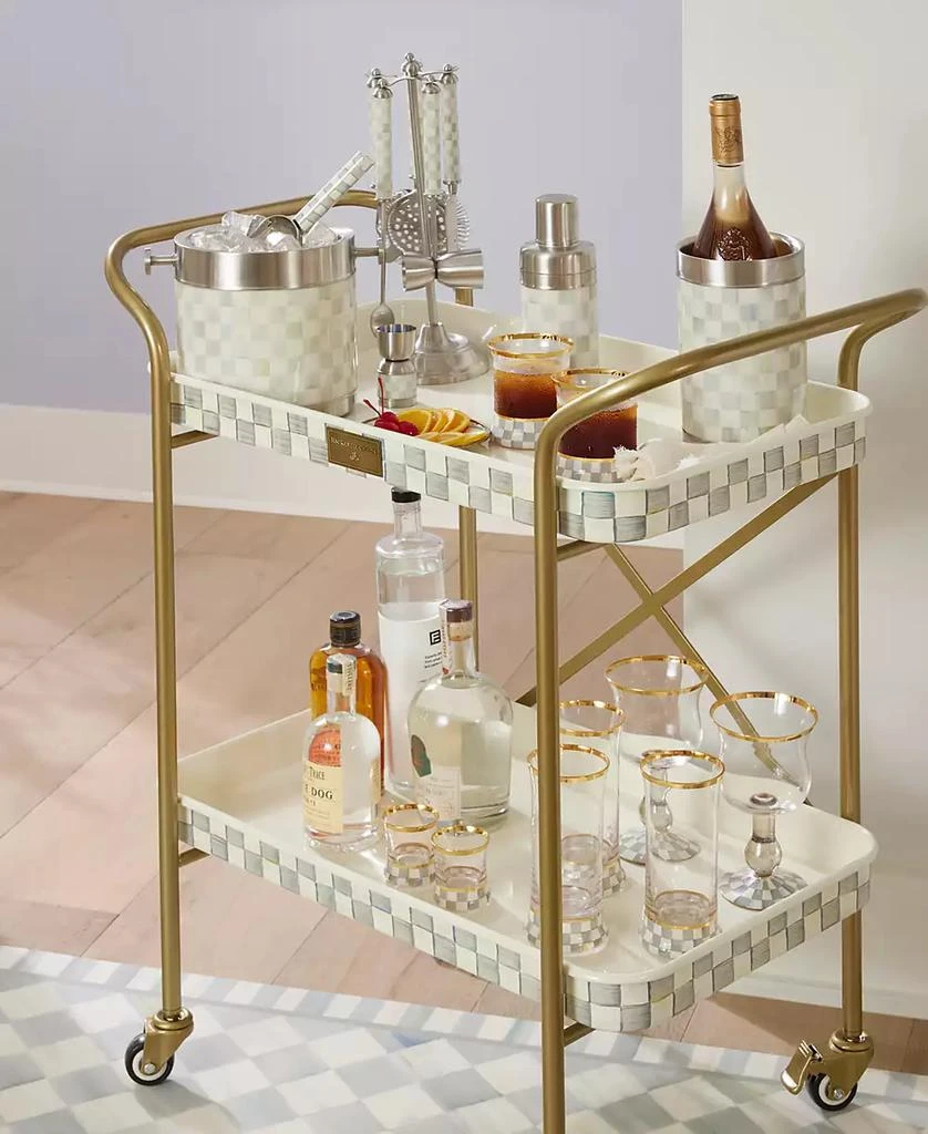 MacKenzie-Childs Sterling Check 3260 Wine Cooler 2