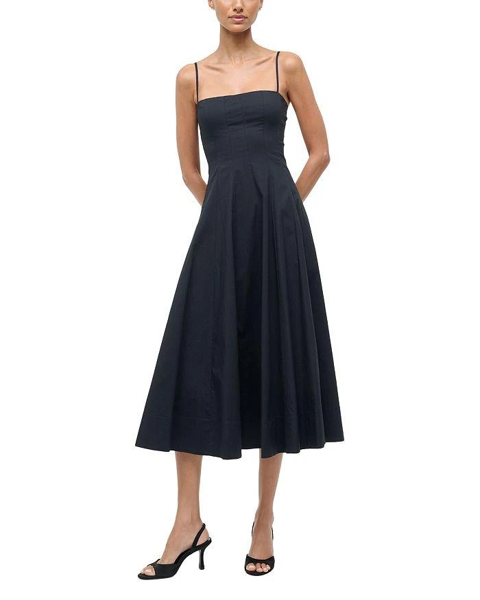 white christmas dresses Medium Wash Mara Denim Bustier Dress main image 1