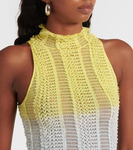 Roberta Einer Angel ombré knitted midi dress 4