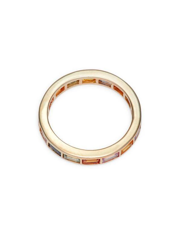 Effy 14K Yellow Gold & Multicolor Sapphire Ring 3