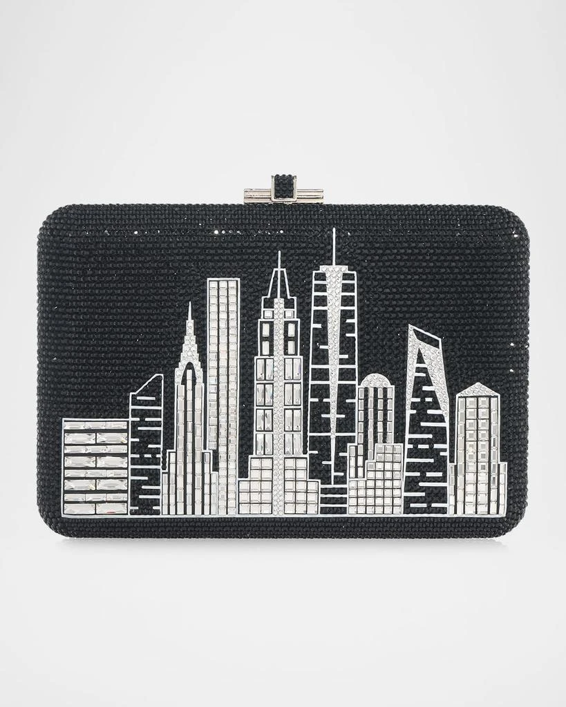Judith Leiber NYC Night Slim Crystal Clutch Bag 1
