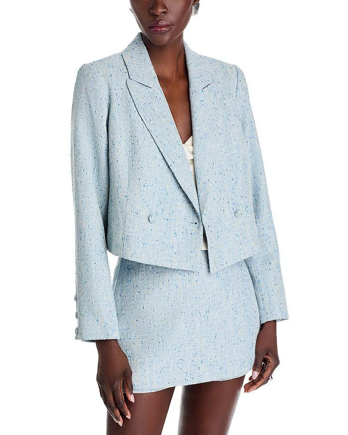 AQUA Tweed Blazer - Exclusive 7