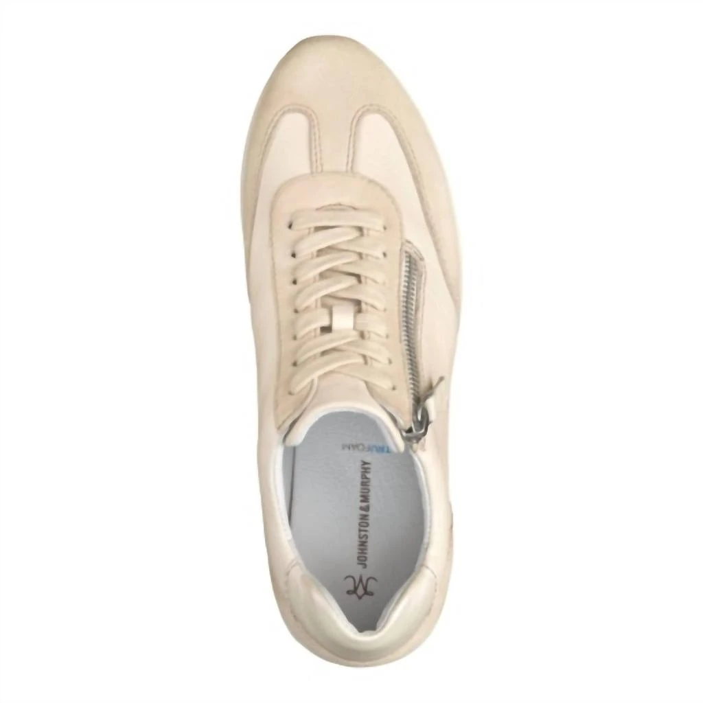 Johnston 
Murphy Johnston 
Murphy - Women
s Gracie Side-zip Lace Up Sneaker 3