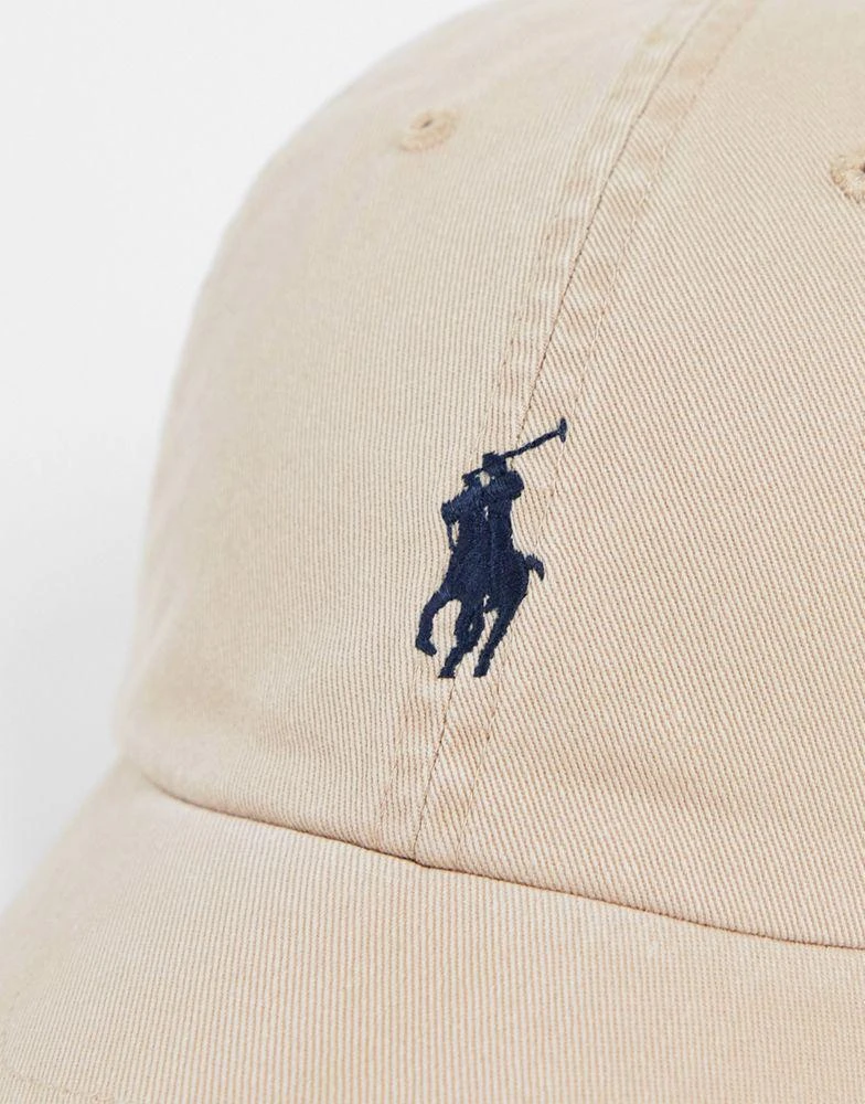 Ralph Lauren Polo Ralph Lauren logo baseball cap in beige 4