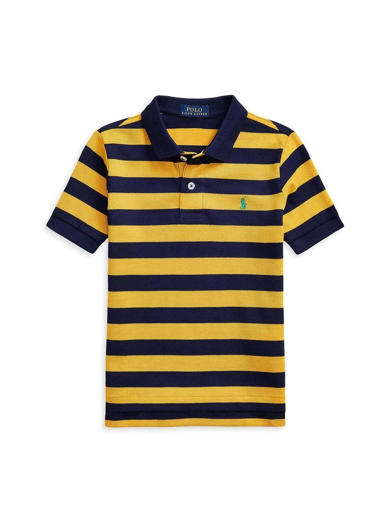 Ralph Lauren Little Boy
s Striped Mesh Polo Shirt