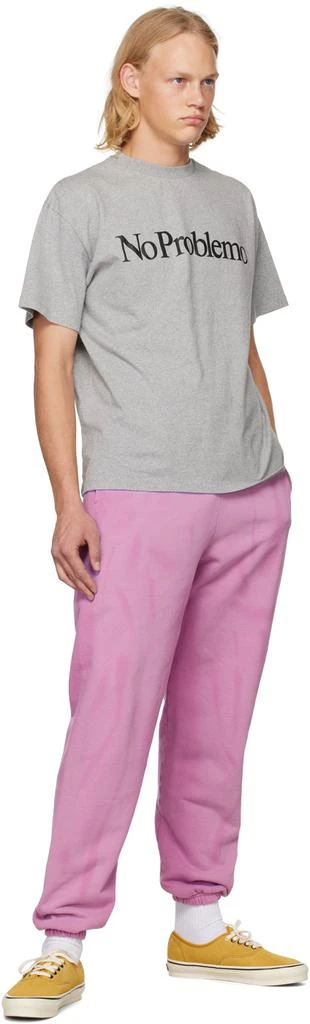 Aries Purple Sunbleached Lounge Pants 4