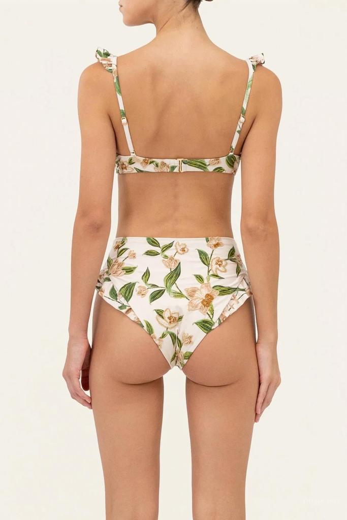 Agua by Agua Bendita Agua By Agua Bendita - Kiwi Orquidea Bikini Top