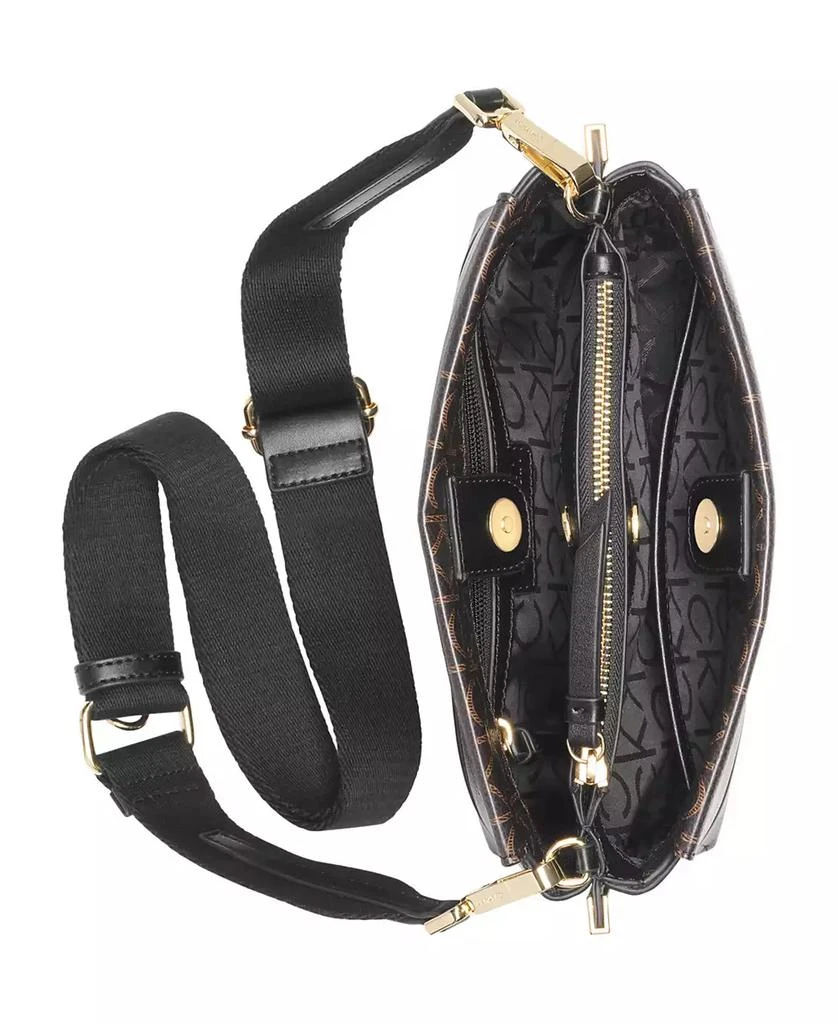 Calvin Klein Bianca Signature Adjustable Crossbody Bag 4