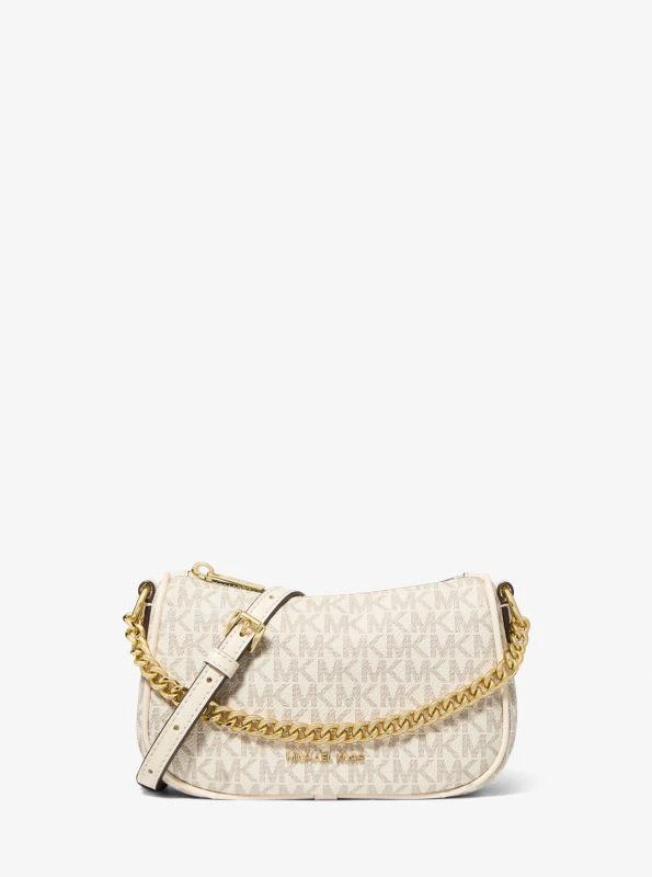 Michael Kors Carmela Small Signature Logo Convertible Crossbody Bag