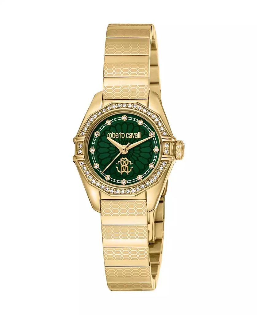 Roberto Cavalli Women's Quartz Gold-tone Stainless Steel Watch 1
