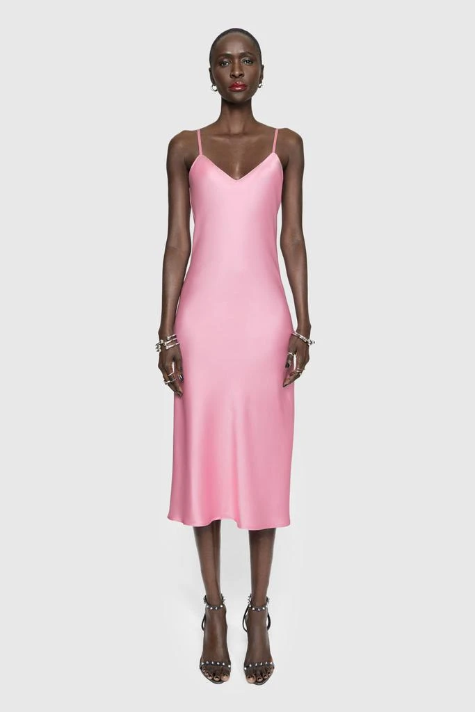 open lace back dress Rebecca Minkoff Women's Cold Shoulder Floral Ruffled Pink A-Line Dress   Luxe Fashion Finds