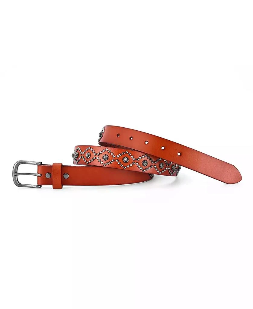 OLD TREND Women's Sunburst Leather Belt 3