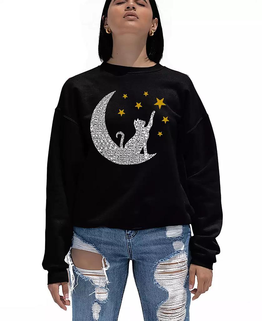 売れ筋商品|||エルエーポップアート カットソー トップス レディース Women's Rock and Roll Skull Word Art Hooded Sweatshirt Purple LA Pop Art Women's Word Art Hooded Sweatshirt - Flower Skull
