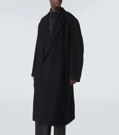 Lemaire Oversized virgin wool twill overcoat 3